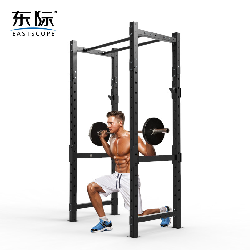 Dongji private education deep squat rack horizontal push frame crossfit training rack barbell rack gantry gym equipment