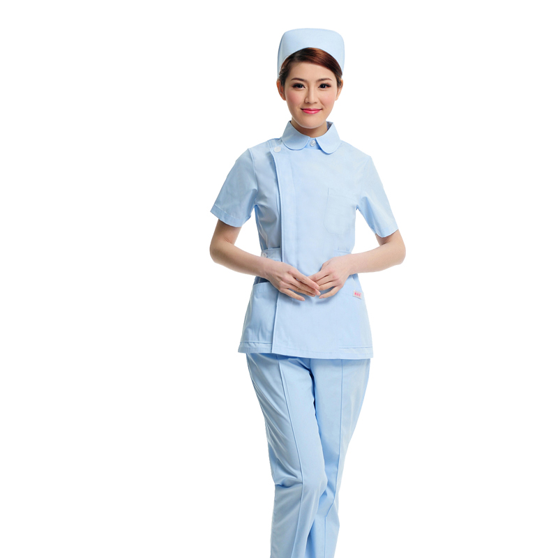 Nurse Service Short Sleeve Summer Beauty Clothing Two-piece Oral Dental Outpatient Work Clothes Medicine Shop Clothes Pants 2 pieces