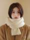 Autumn and winter gray woolen scarf with high quality