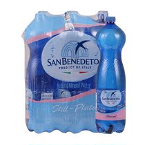 Italian imported Shengbi Tao San Benedetto inflatable Natural Mineral Water 1 5L * 6 bottles