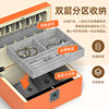 Onais Safe Leather Jewelry Box Storage Box Gift Recommendation Jewelry Safe Home Wedding New Multi-Layer Girls Jewelry Collection
