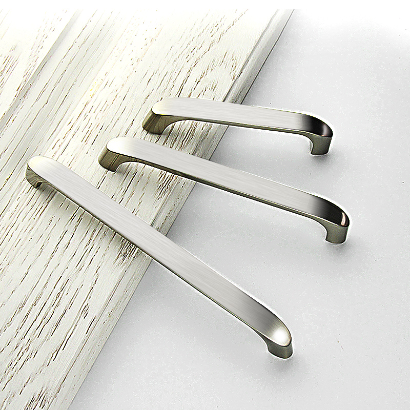 Stainless steel brushed modern Joker handle mix and match simple wardrobe cabinet door handle 332