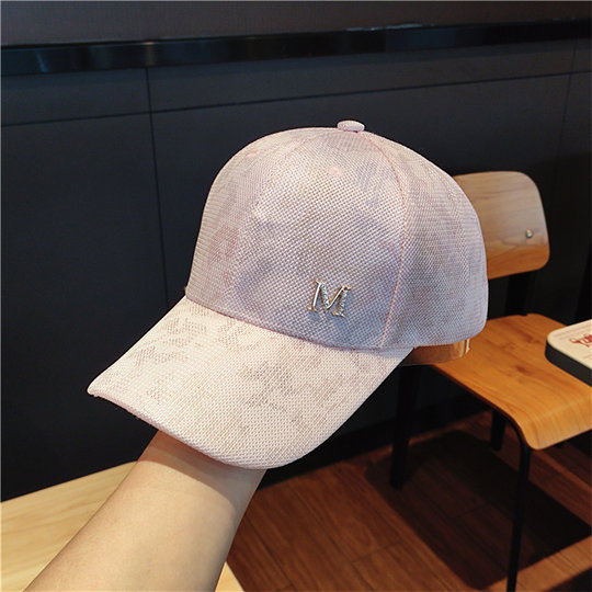 French hat women's spring and summer all-match sunshade camouflage Korean style fashionable breathable baseball cap with face-shaped small peaked cap