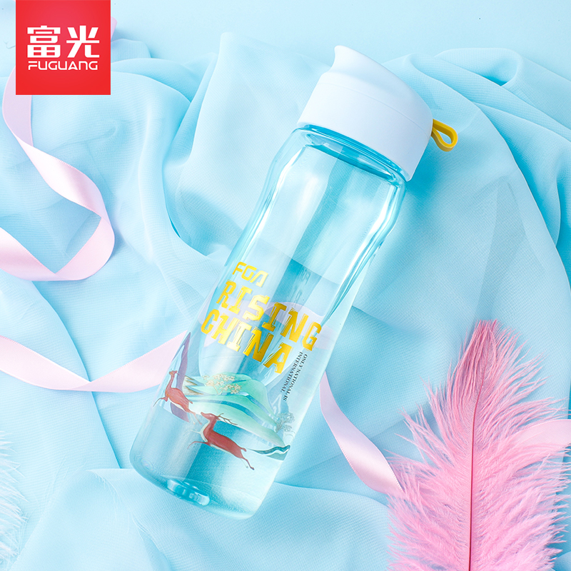 Rich Light Water Cup Plastic Cup Portable Summer Large Capacity Space Cups Men And Women Fitness Outdoor Sports Kettle