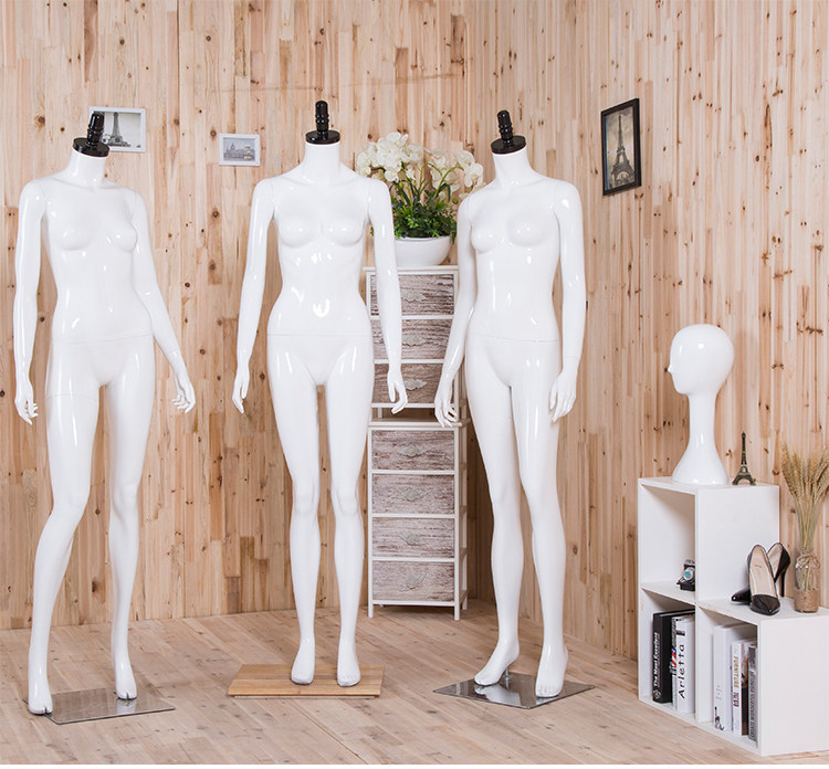 Huamei Clothing Model Road Women's Full Body Stand Model Windows Glass GRP Women's Clothing Clothing Shop Models Display Hanger-Taobao