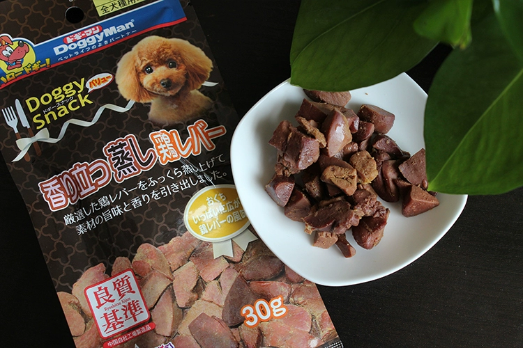 Doggyman đa lưới chó ăn nhẹ hấp gà mềm miếng gan gà gan bò 30 gram pate chó