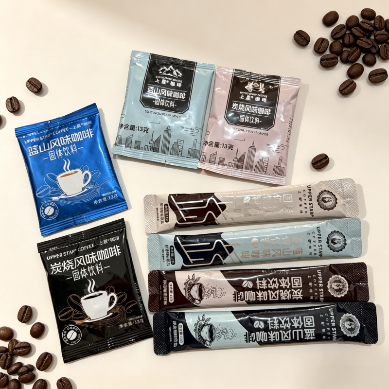 Shangxing Coffee Blue Mountain Charcoal Roast Flavor 13G/Pack Instant 3-in-1 Flavor Instant Coffee for Hotels and B&Bs