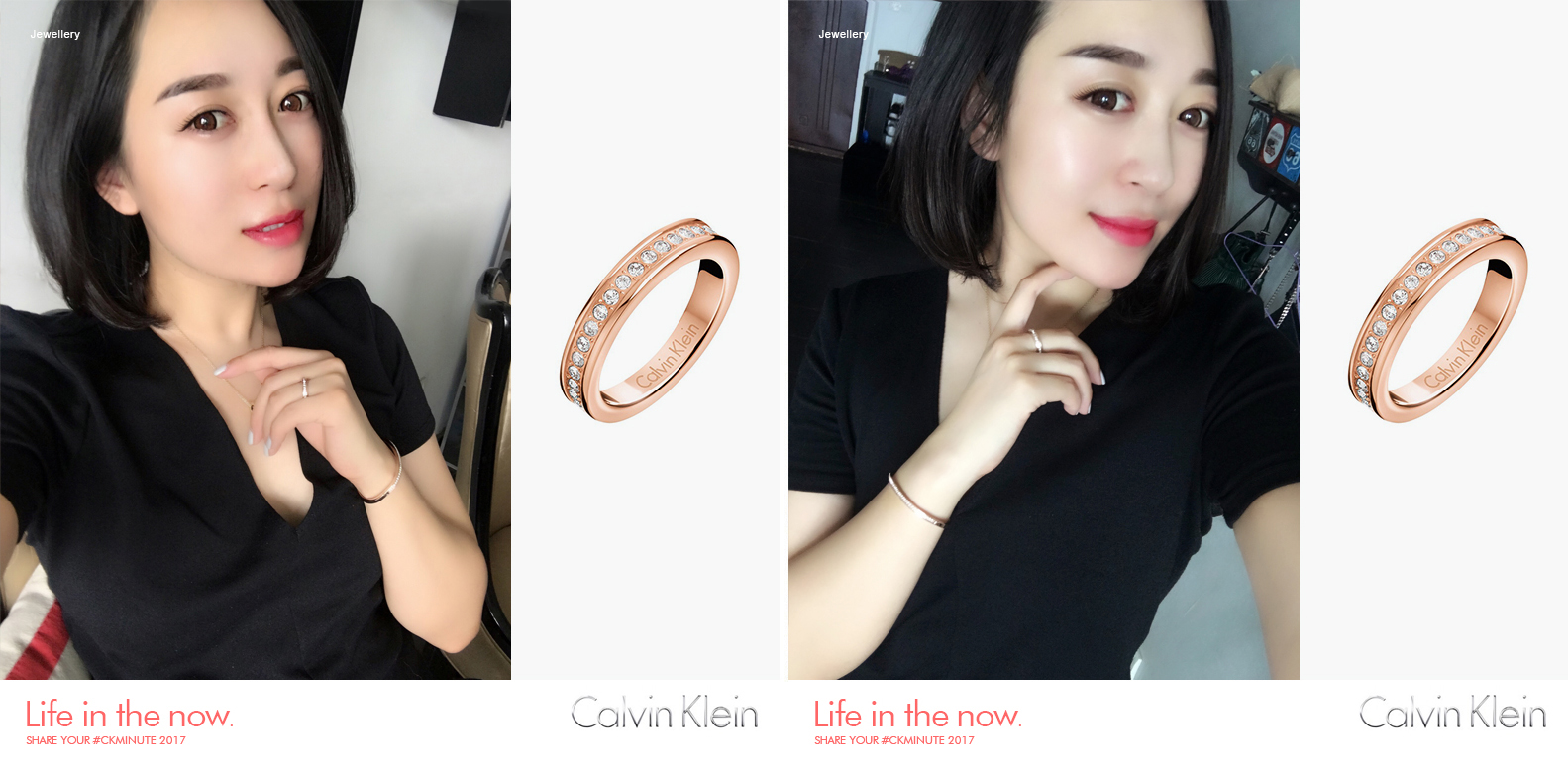 2017 / Hook Series / KJ06PR1401 / Starry Fine Edition Prime Ring ck Ring Cặp đôi / Chính hãng nhẫn chrome heart