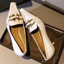 2022 new French style retro single shoe woman summer black high heel shoes female fine heel 5cm mesh red square head shallow womens shoes