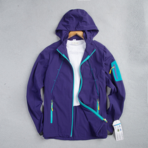 Autumn outdoor sports single-layer assault jacket female Korean color elastic soft shell mountaineering clothing breathable warm plus size jacket