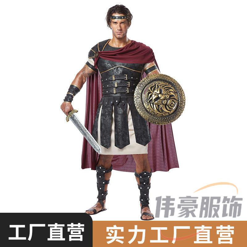 Ready-Made Halloween Costumes Cosplay Spartan Warrior Costumes Cosplay Performance Costumes Roman Gladiator Clothes Ready-Made Halloween Costumes Cosplay Spartan Warrior Costumes Cosplay Performance Costumes Roman Gladiator Clothes
