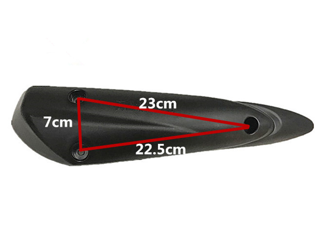 Women's Motorcycle Electric Bicycle Qiaoge Xunying DIO Jiaying Ghost Fire Exhaust Pipe Guard Anti-scalding Cover