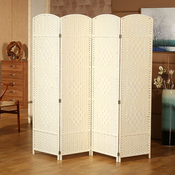 Screen porch partition wall living room bedroom cover folding simple modern office mobile small folding screen curtain home