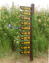 Wrought iron signboard signboard billboard diversion guide board Real estate community guide board Scenic area signboard