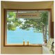 Sea view window hanging cloth small fresh literary decoration cloth dormitory bedroom layout background cloth landscape tapestry painting