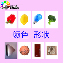 Color Shape Matching Cards Autism Training Autism Rehabilitation Developmental Delay Children Early Education ABA Hot Sale