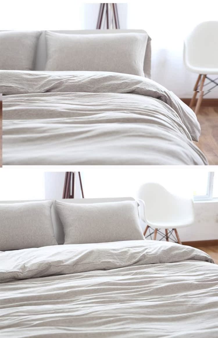 Chăn màu đơn thuần bao gồm cotton đơn mảnh Scorpio cotton dệt kim bông giường sản phẩm không có formaldehyd - Quilt Covers chăn ga đẹp