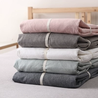 Sản phẩm tốt giặt giường bông bông cotton 1,8 / 1,5 / 1,2 m trải giường màu nâu tấm đơn Simmons Ga chun chần Everon