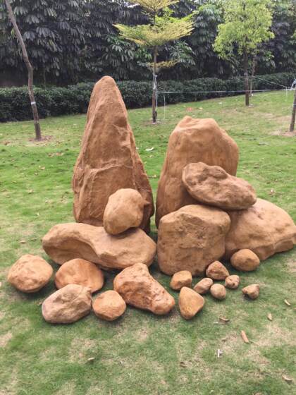 Simulated Stone, Fake Stone, Garden Landscape, Window Display, Photography Props, Wedding Sculpture, Performance Display, Foam Stone