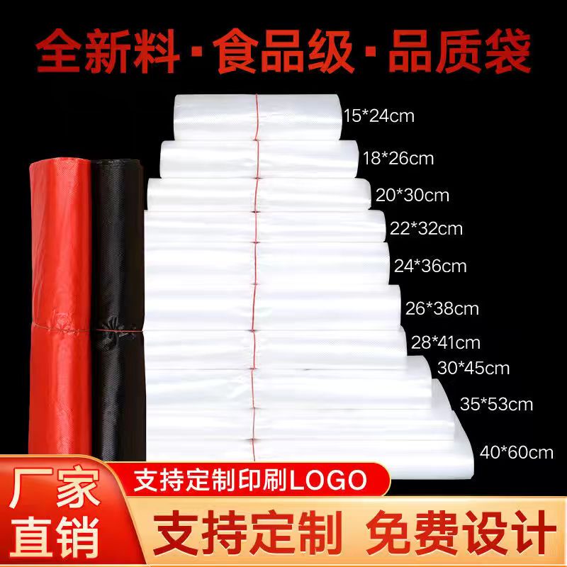 Plastic Bags, Food Bags, Manufacturers, Wholesale Disposable Fresh-Keeping Bags, Shopping Bags, Market Tote Bags, Packing Bags
