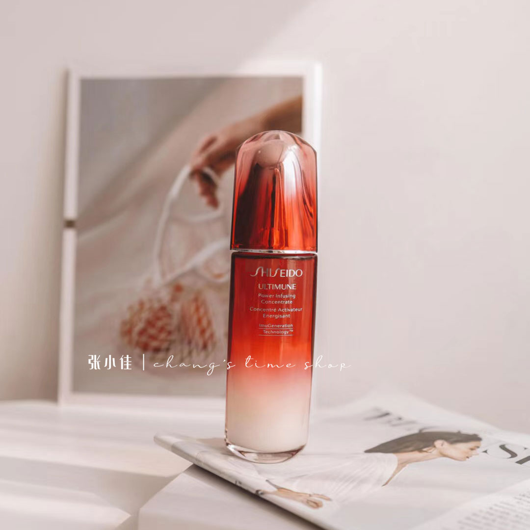 Bonded warehouse) Capital Red Waist Sub Essence 100ml Red Muscles Essence of Muscle Essence Dew of Muscle Bottom Liquid Dimensional and stable
