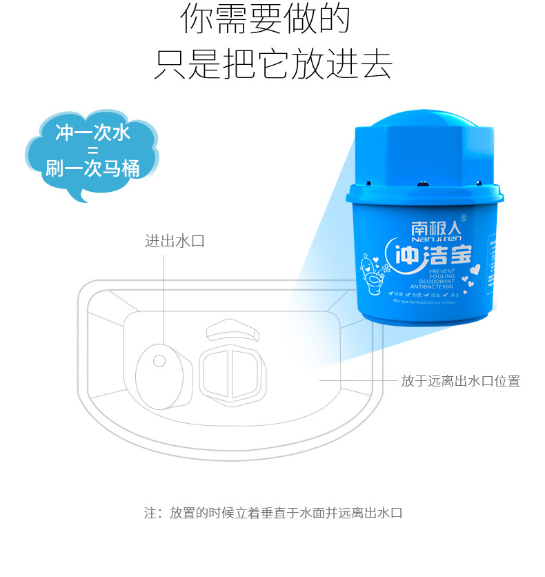 nước tẩy rửa dầu mỡ nhà bếp [1 chai trong 4 tháng] Nhà vệ sinh Nam Cực màu xanh Ling bong bóng nhà vệ sinh khử mùi nhà vệ sinh vệ sinh mạnh mẽ - Trang chủ nước rửa nhà vệ sinh