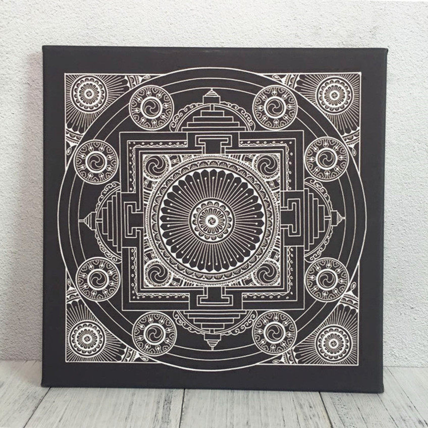 Shilun Altar City Thangka Coloring gold cloth coloring diy hand-painted (coloring world)