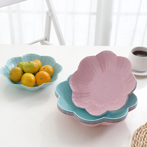 Creative fruit plate Plastic candy plate Living room modern melon seed fruit basin Snack fruit box Household fruit basket Dry fruit plate