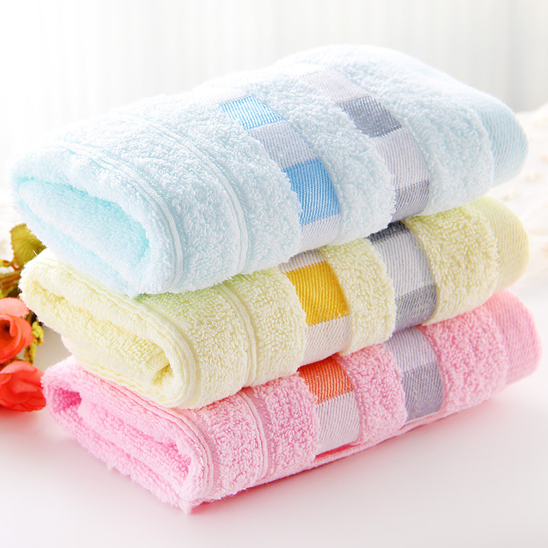 Children's thick cotton towel adult couple wipe face bamboo fiber bath soft absorbent household wash face towel