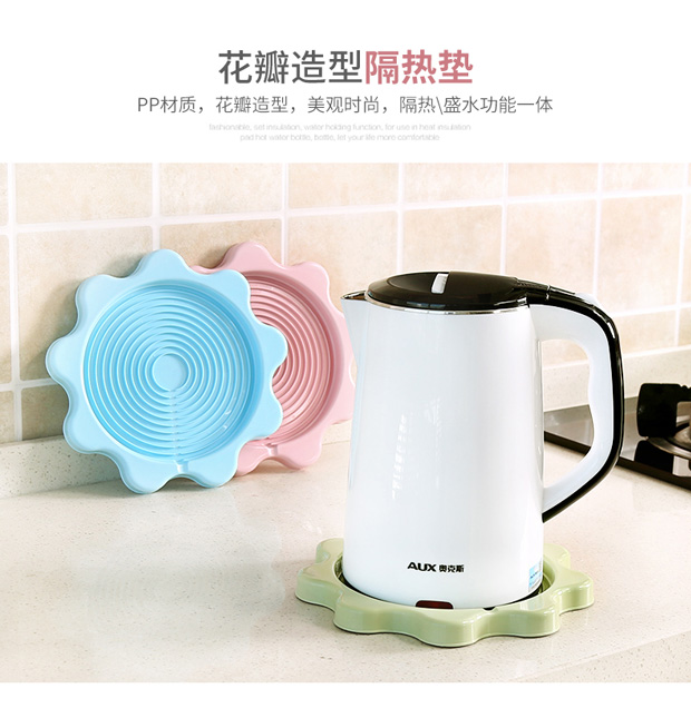 Nhựa Ren Ấm Ấm Pad Pad Cách nhiệt Đa chức năng Dip Tea Cup Mat Cup Pad Ấm hơn Pad Ấm siêu tốc Pad Bàn Mat - Tách bình giữ nhiệt giá rẻ
