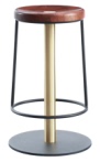 round shadow bar stool