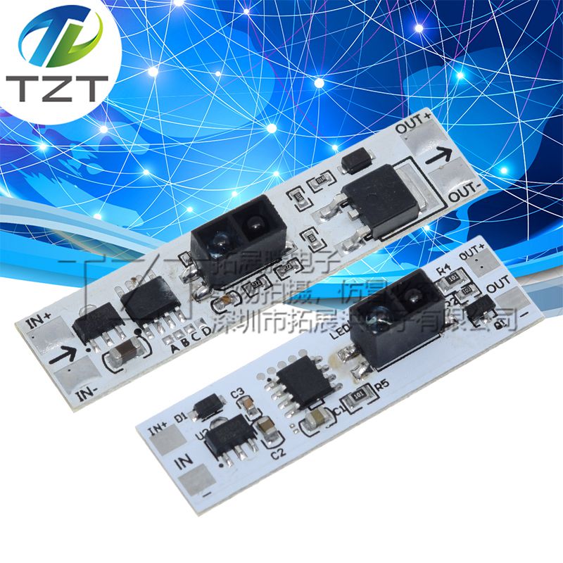 Hand sweeping inductive switch module integral cupboard wardrobe LED light Non-touch hand-swept switch module 5V 12V 24V