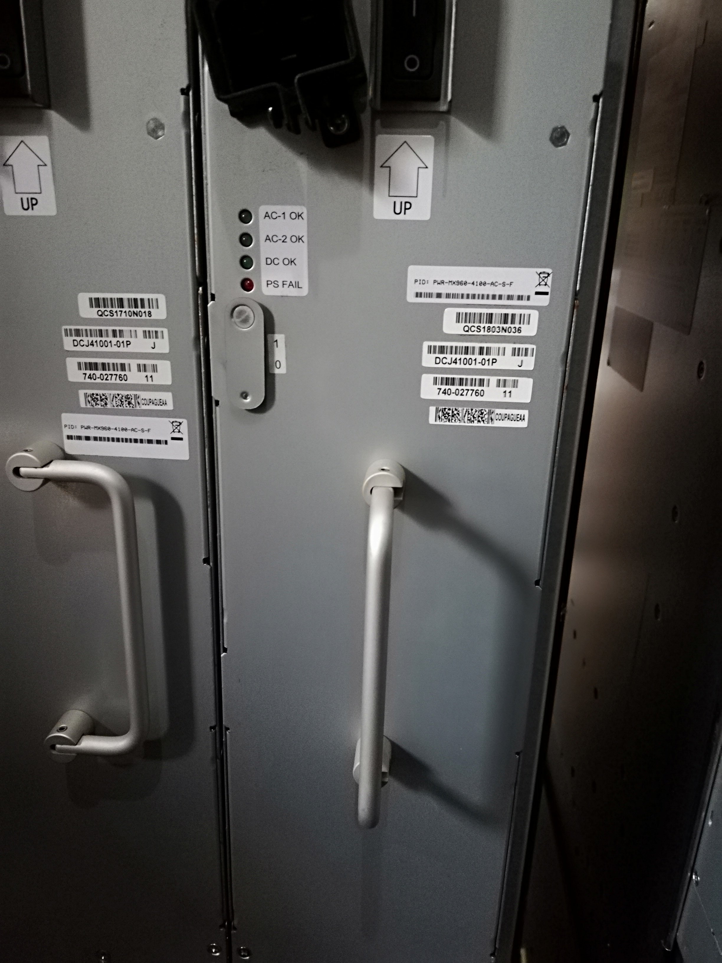 juniper PWR-MX960-4100-AC-S-F power supply