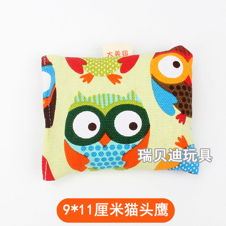 Trẻ em bao cát nhỏ Mẫu giáo làm bằng tay túi đồ chơi ném đá cầu lông hình chữ nhật 9 * 11 cm 100 g - Các môn thể thao cầu lông / Diabolo / dân gian cầu đá lông vũ	