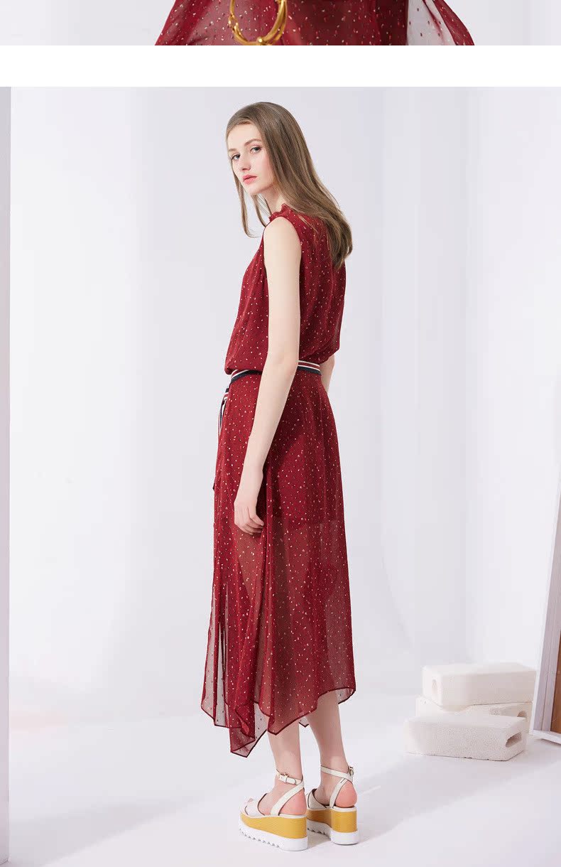 Xg2019 hè mới của phụ nữ Hàn Quốc cổ tròn áo thun rộng tay áo voan không tay rất cổ tích - Áo sơ mi sơ mi dài tay họa tiết nữ