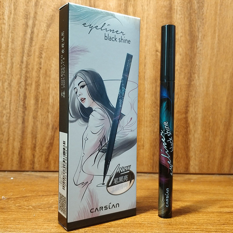 Katsulan thick black dazzling line of liquid pen special cabinet waterproof without fainting hard head soft-head pencil beginner beginner