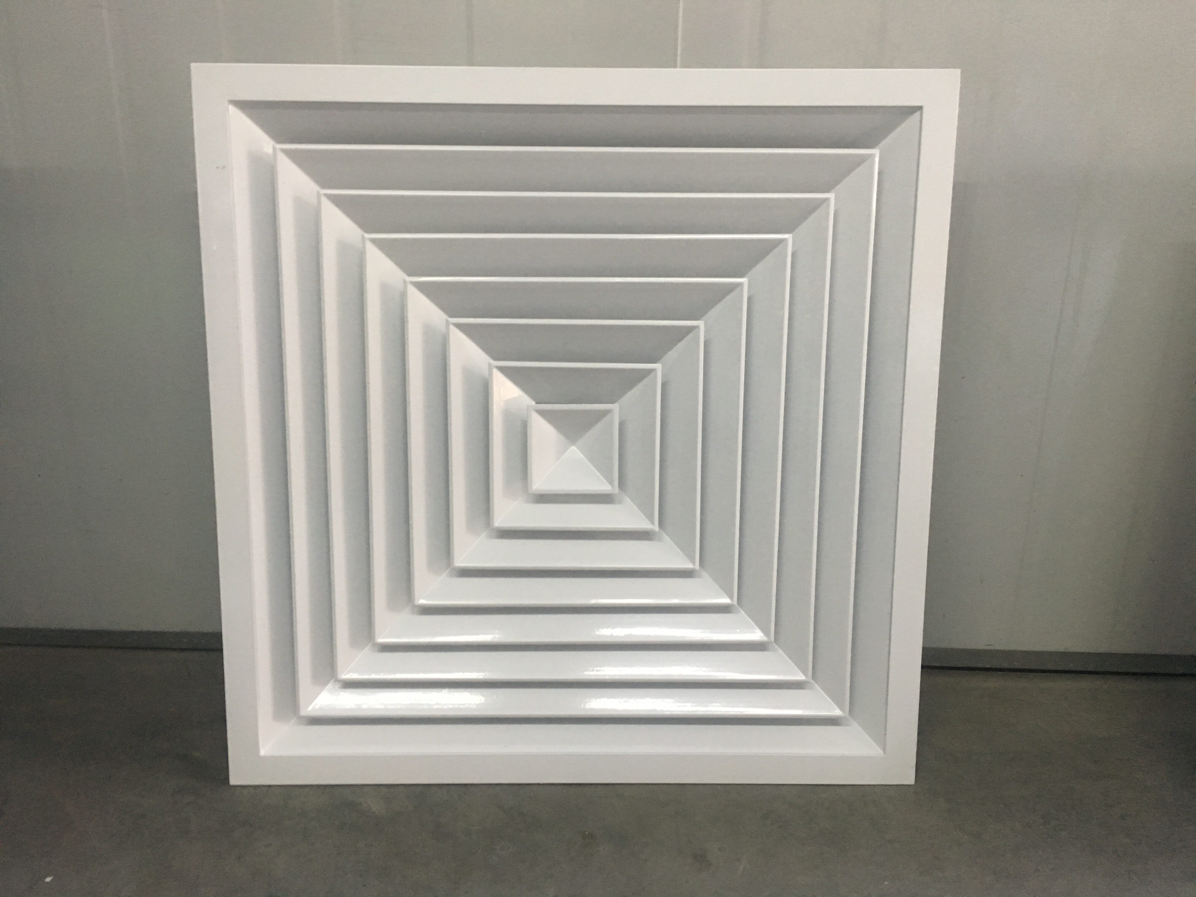 Custom-made air-conditioning air outlet square diffuser temperature-controlled diffuser electric remote control diffuser electric shutters