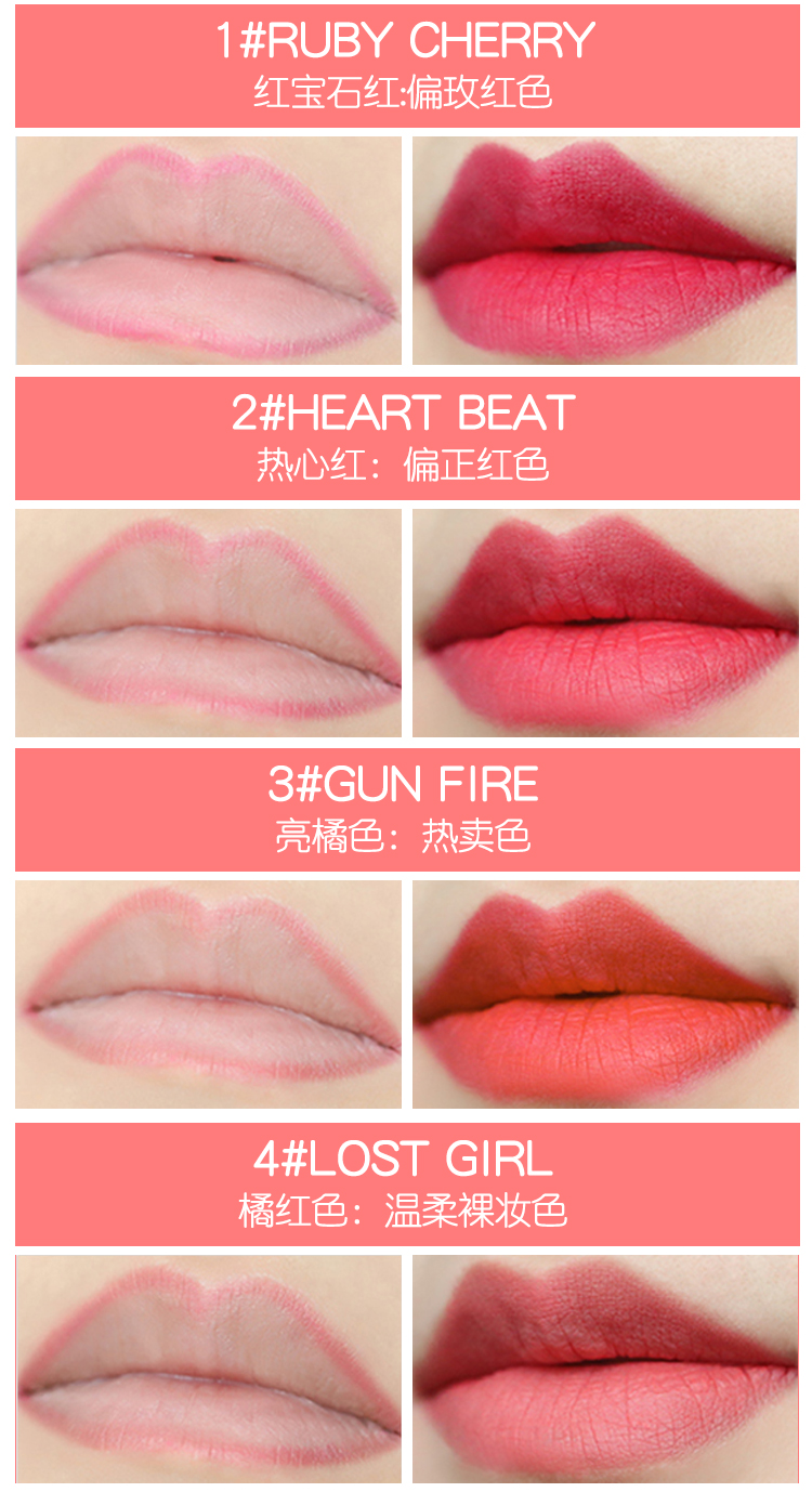 Hàn quốc Missha Bí Ẩn Lip Dòng Bút Khỏa Thân Son Môi Rượu Vang Đỏ Không Thấm Nước Không đánh dấu Son Môi Son Môi Pony Đề Nghị chì kẻ môi nyx