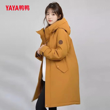 [Time and Space Dao Yu Collaboration]Duck Duck 2025 New Long down Jacket Unisex Parka Workwear Jacket