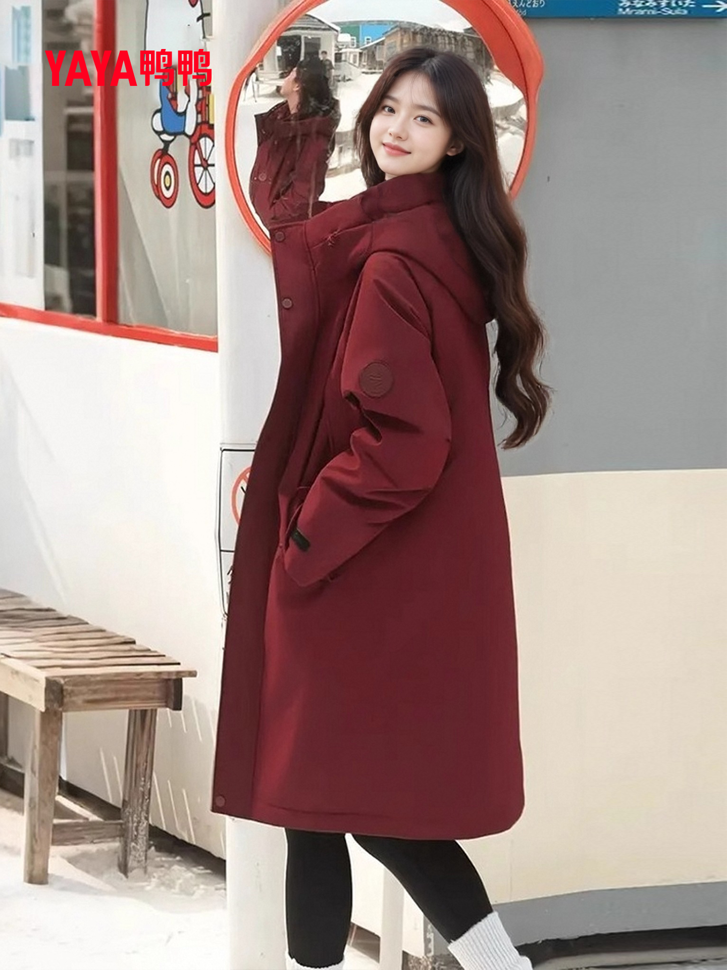 [Time and Space Dao Yu Collaboration]Duck Duck Long down Jacket 2025 New Unisex Parka Workwear Jacket