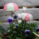 Daily single ins wind iron umbrella plug-in garden decoration ornaments retro nostalgic flower pot flower plug home accessories