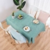 Khăn trải bàn bằng vải cotton và vải lanh nhỏ tươi lưới đỏ in gió Bắc Âu đơn giản màu rắn hình chữ nhật bàn cà phê khăn trải bàn khăn trải bàn khăn trải bàn tròn inox Khăn trải bàn