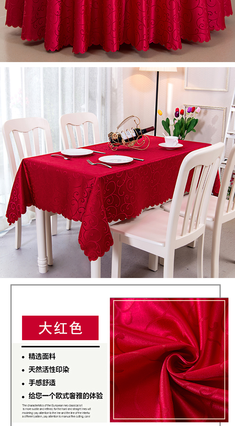 Khách sạn bàn tròn khăn trải bàn nhà hàng châu Âu nhà hàng bàn vải cà phê bàn ​​vuông khăn trải bàn tròn khăn trải bàn khăn trải bàn nhà khăn trải bàn trang trí