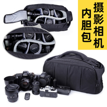 Professional large-capacity single shoulder SLLR camera package of large triple lens camera camera pull rod inner gall pack