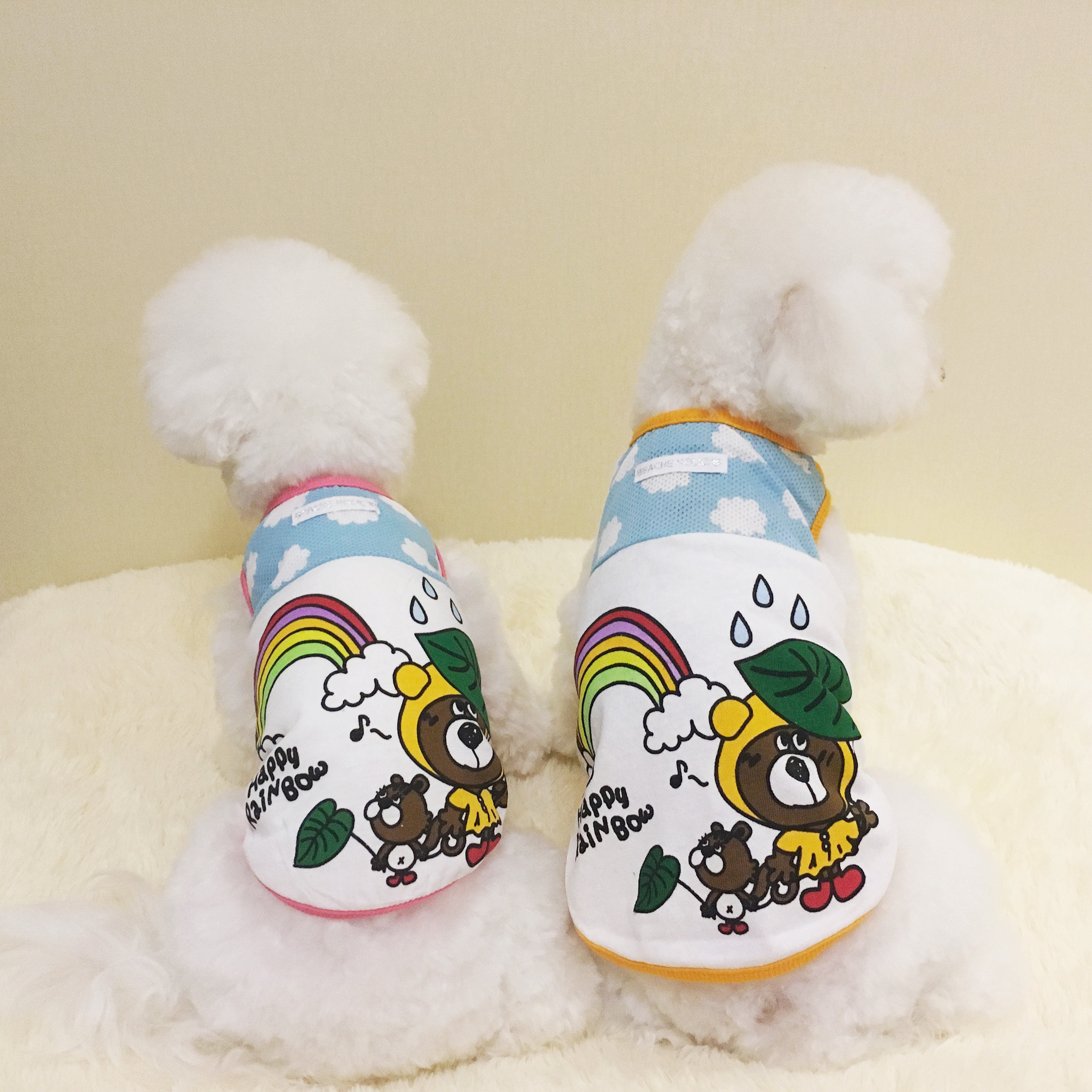 acole pet Japan and South Korea summer cotton jersey vest cat dog clothes teddy bear summer pet clothing