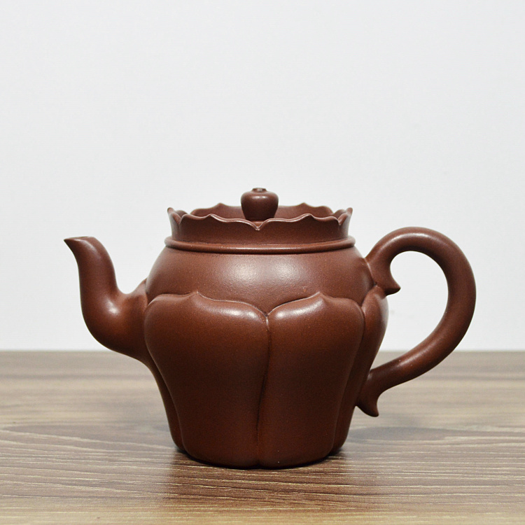 極上珍品 宜興紫砂製 原鉱 鍍金 連年有餘 茶壺 酒壺 急須 茶道具 煎茶道具 古玩 宜興紫砂僧帽壺原礦底槽清金鼎標章純手工復古中式大容量茶壺