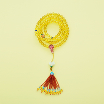 Haunted Witch Shop 7nows) Bonanza Red Lutein Net body Brazilian Citrine 108 Buddha beads handmade gem tassels