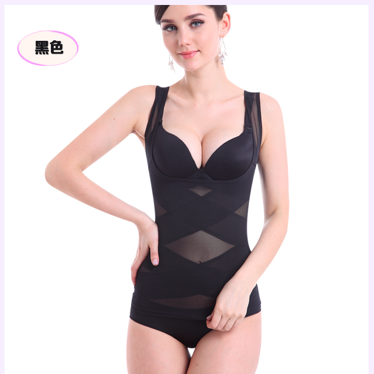 Mùa hè siêu mỏng corset giảm béo vest corset bụng áo ghi lê kích thước lớn cơ thể nữ sau sinh đồ lót