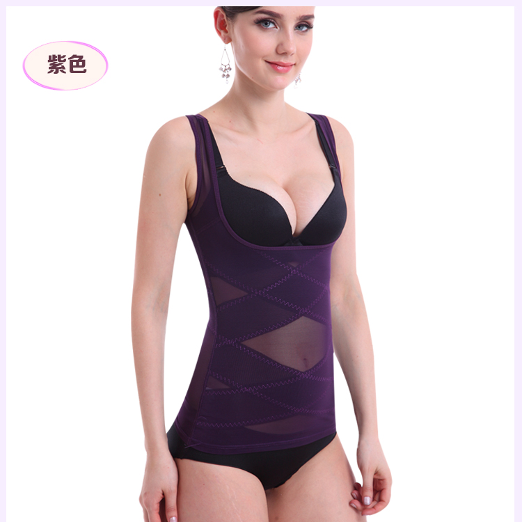 Mùa hè siêu mỏng corset giảm béo vest corset bụng áo ghi lê kích thước lớn cơ thể nữ sau sinh đồ lót