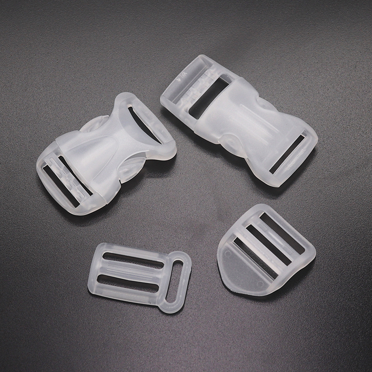 Quality PP material transparent buckle with transparent backpack bag buckle insertion buckle mesh button three-gear buckle adjusting clasp fitting-Taobao